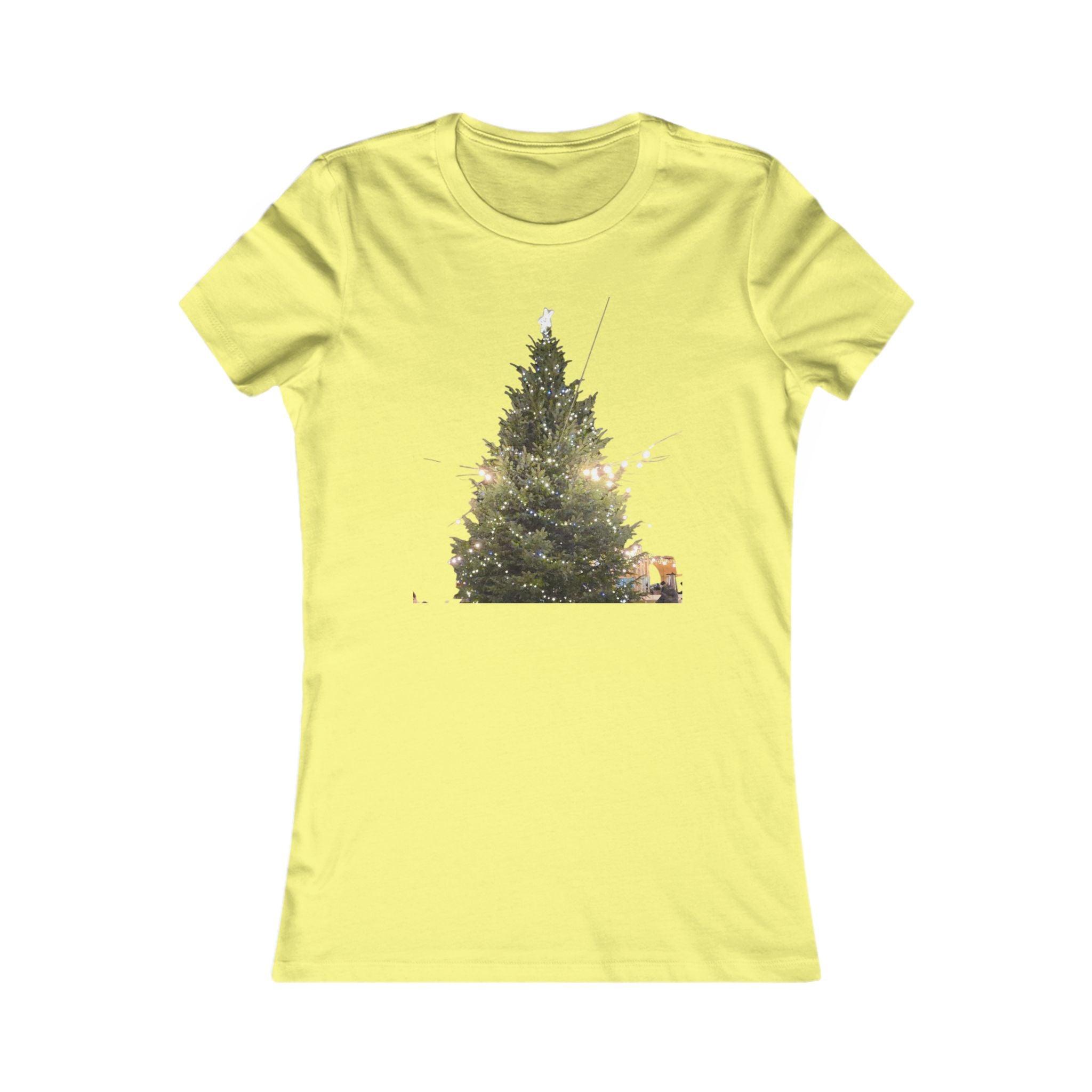 Slim Cotton Winter Lights Tee