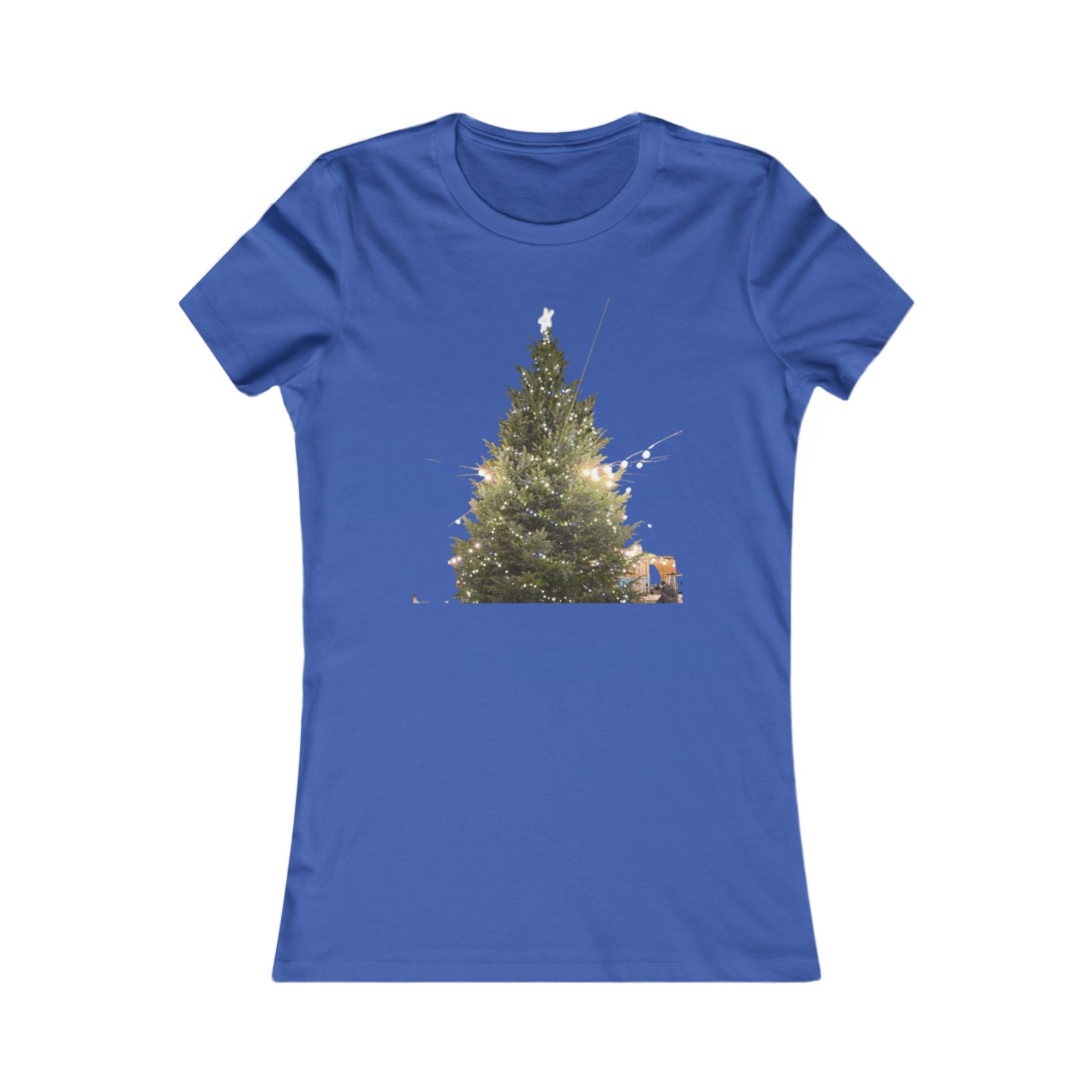 Slim Cotton Winter Lights Tee