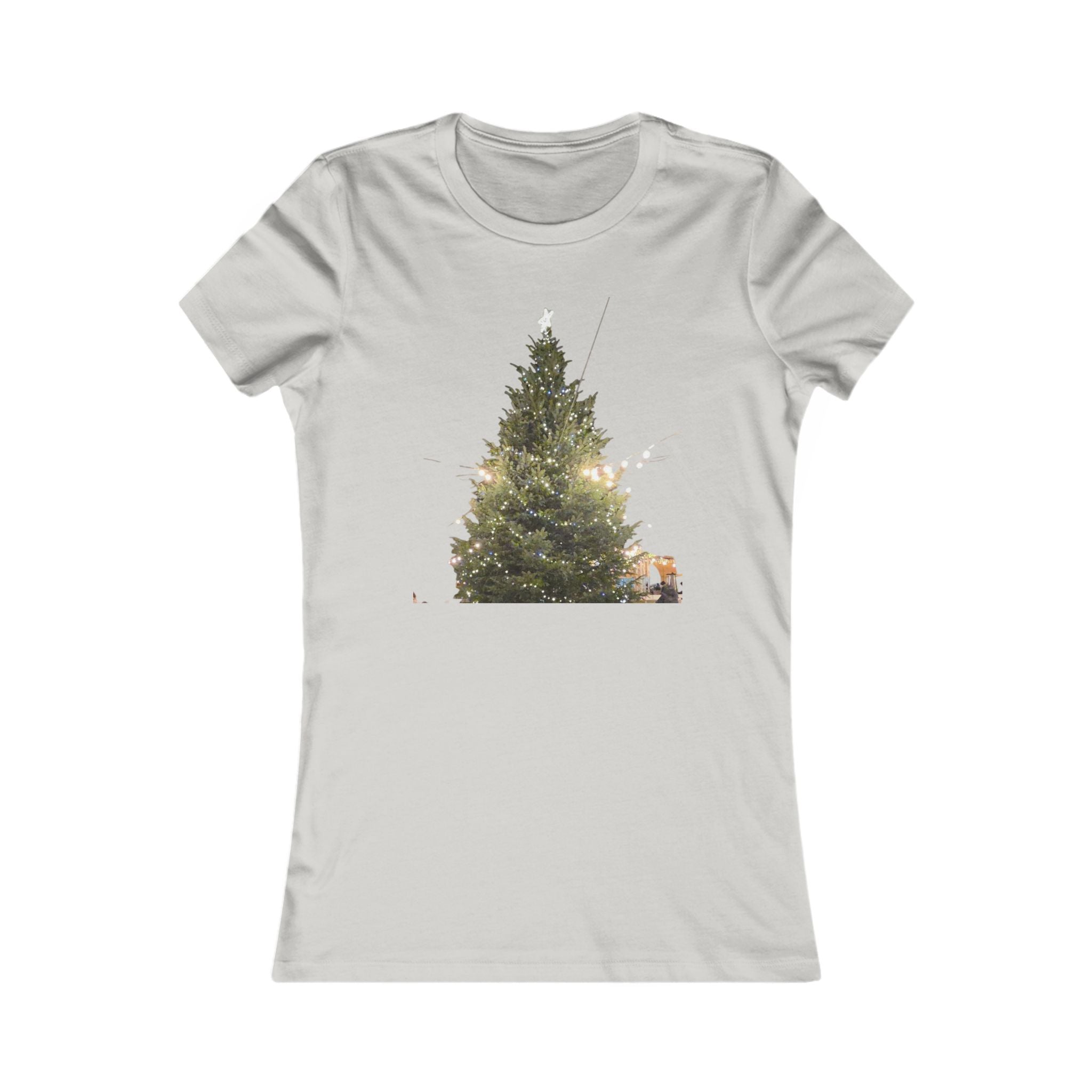 Slim Cotton Winter Lights Tee