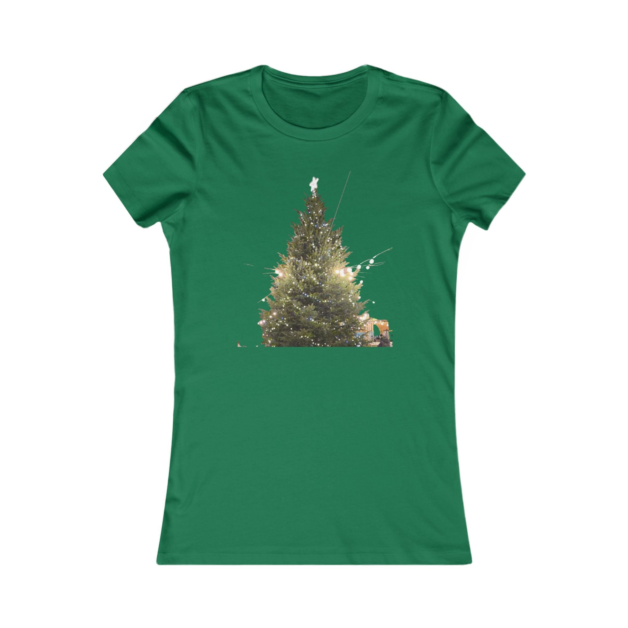 Slim Cotton Winter Lights Tee