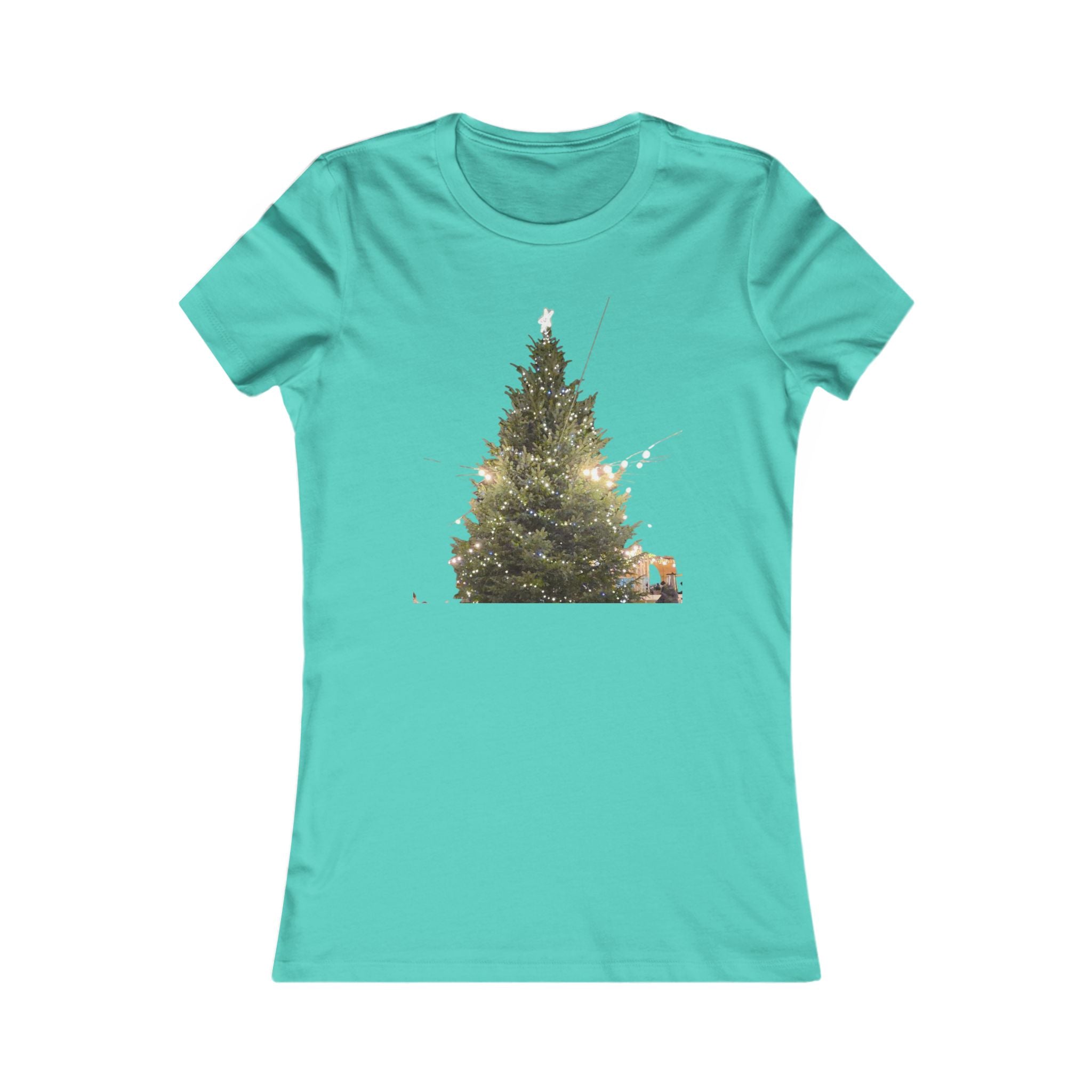 Slim Cotton Winter Lights Tee