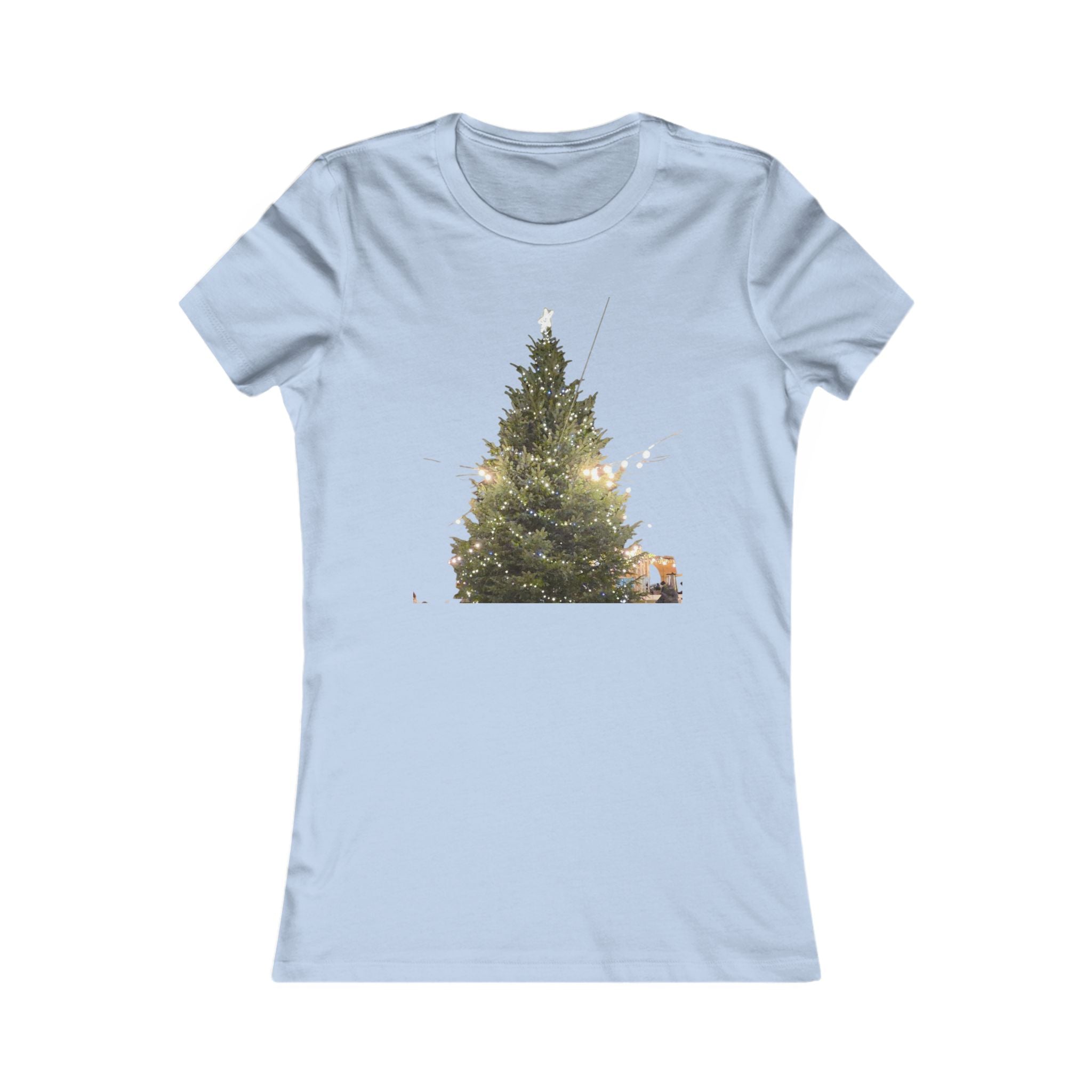 Slim Cotton Winter Lights Tee
