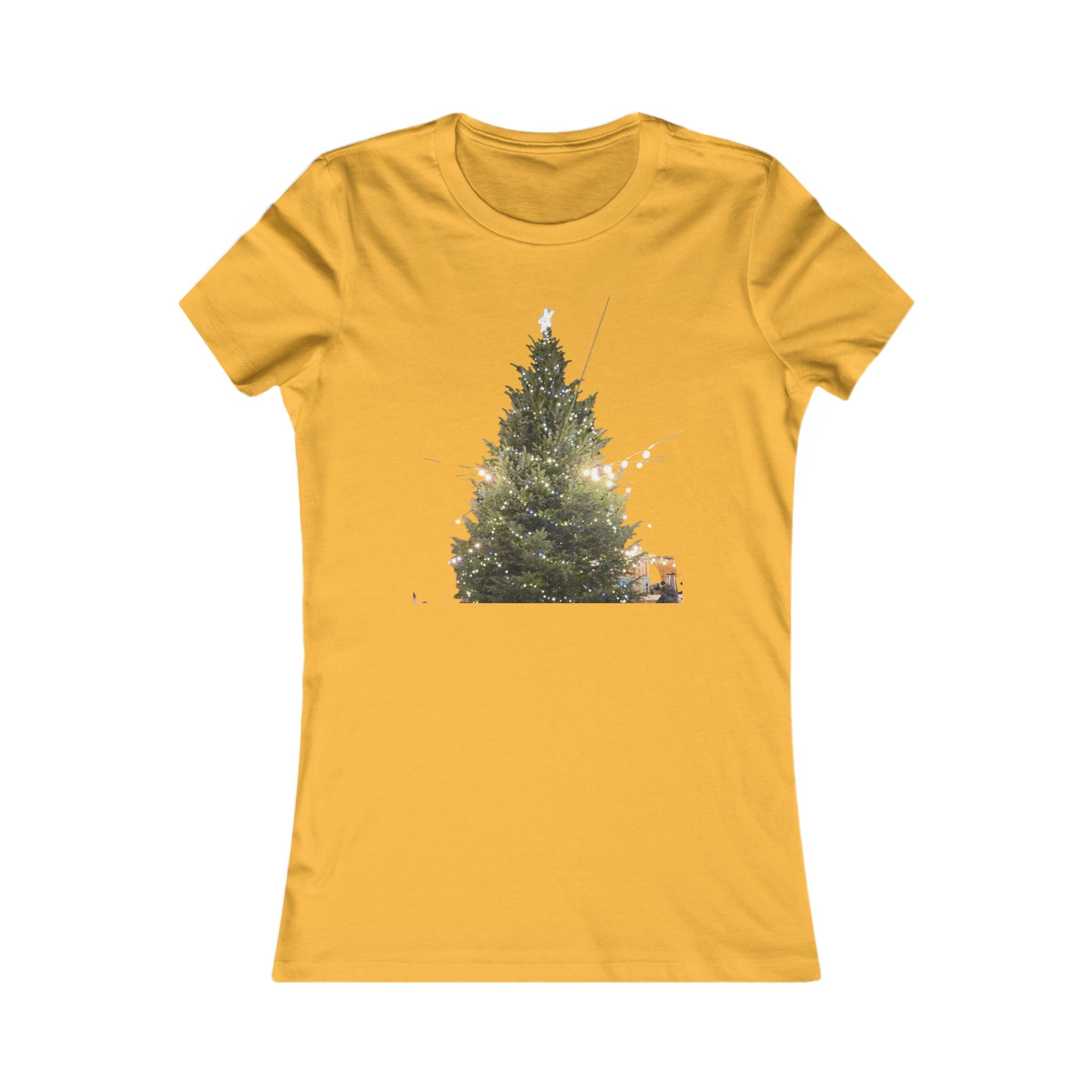 Slim Cotton Winter Lights Tee