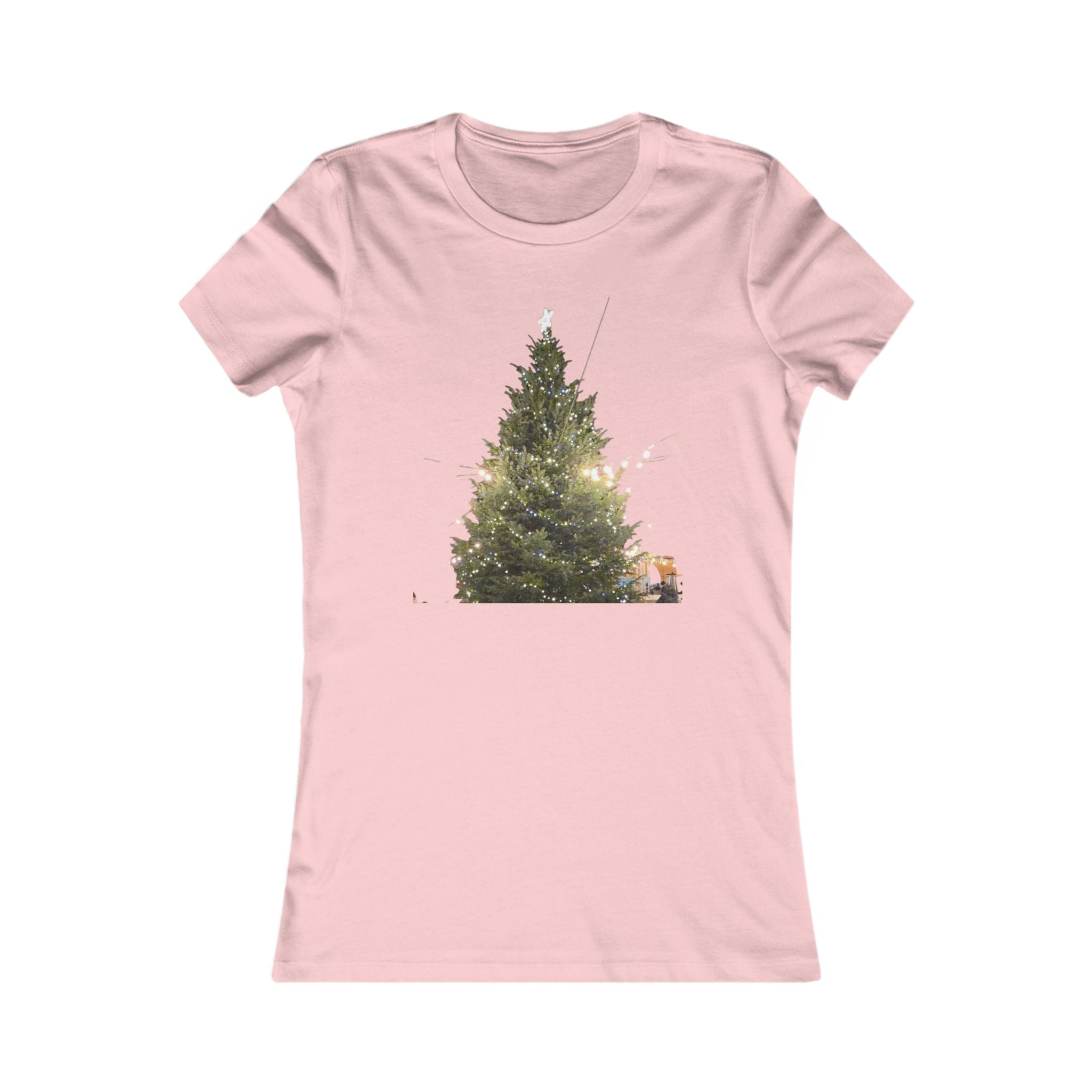 Slim Cotton Winter Lights Tee