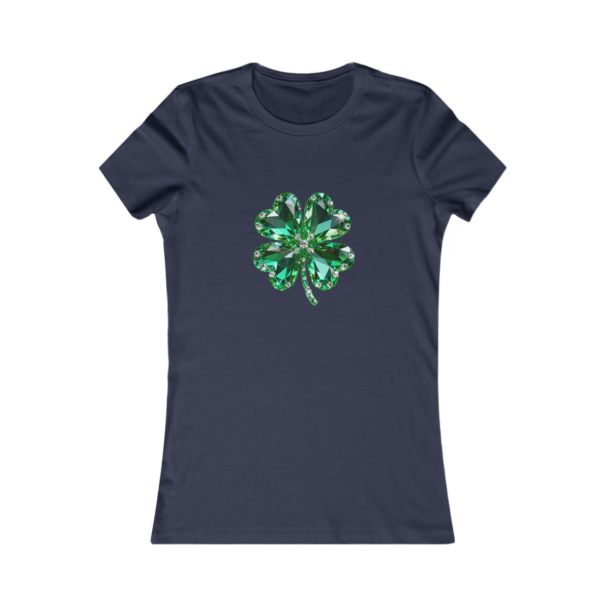 Women's T‑Shirt — Green Shamrock Clover Graphic St. Patrick's Day Tee