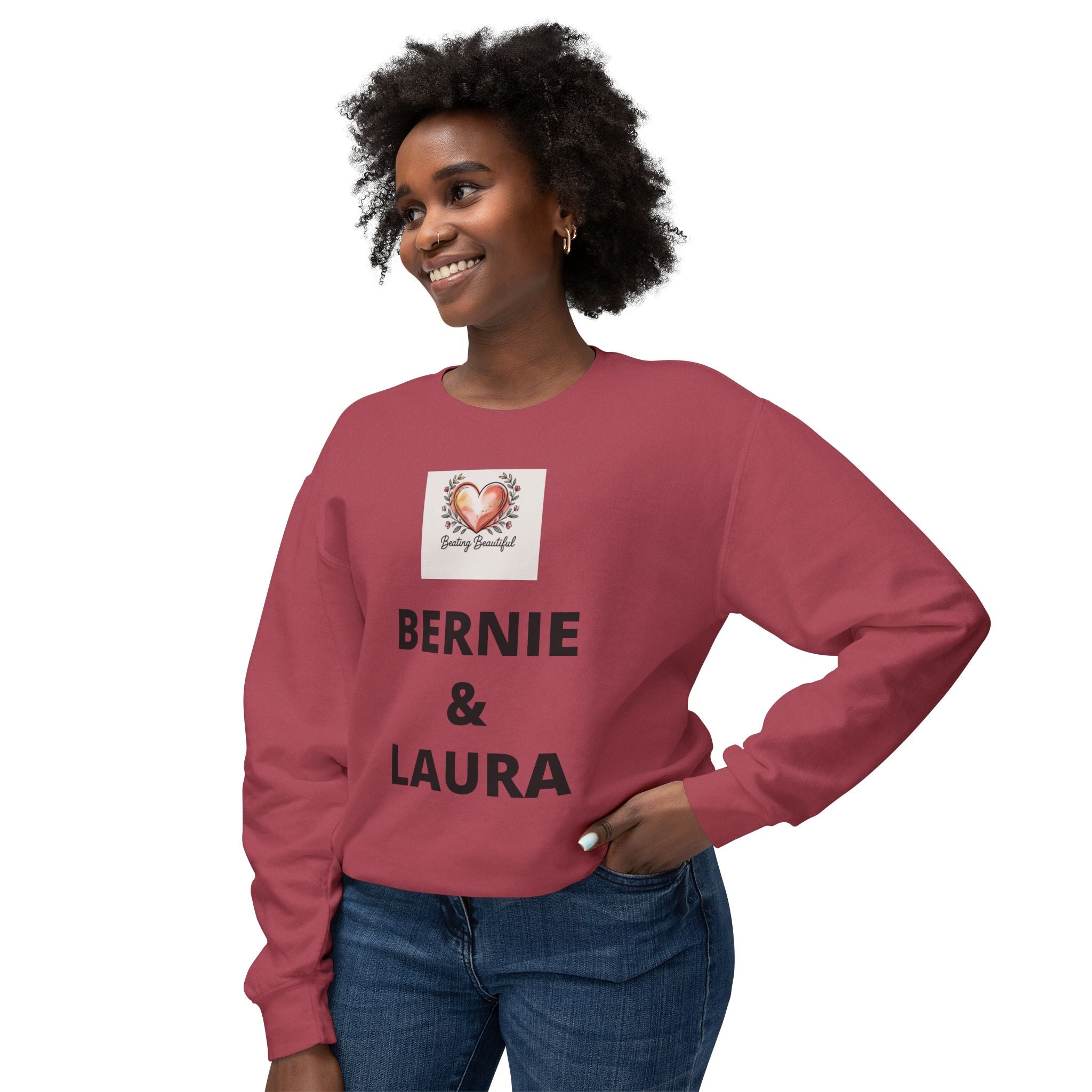 Custom Heart Name Crewneck