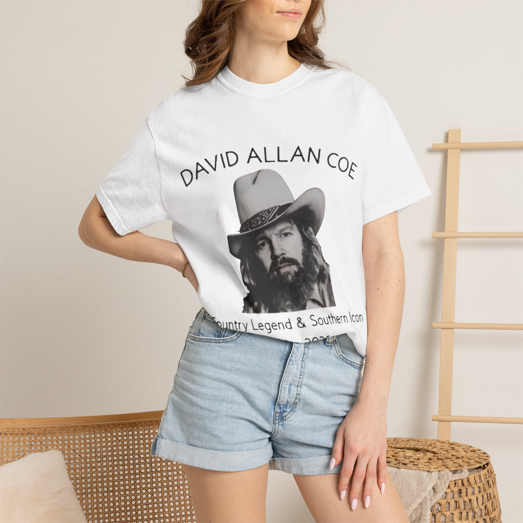 David Allan Coe Tribute T-Shirt – Country Legend Memorial