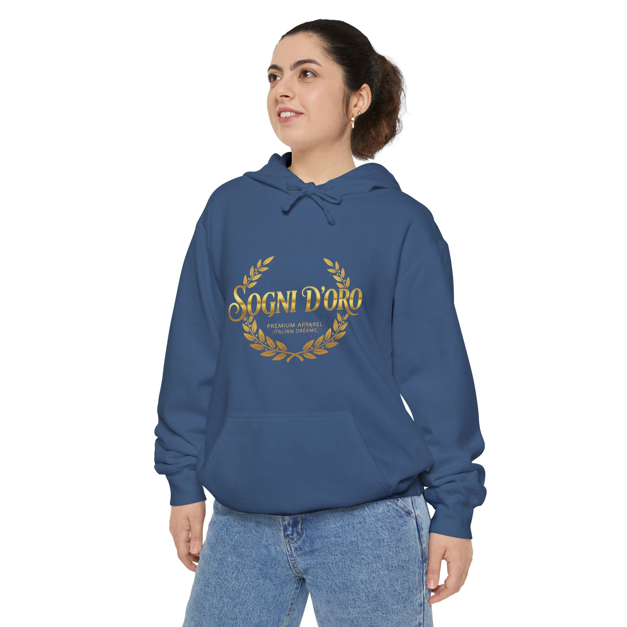 Garment-Dyed Fleece Hoodie
