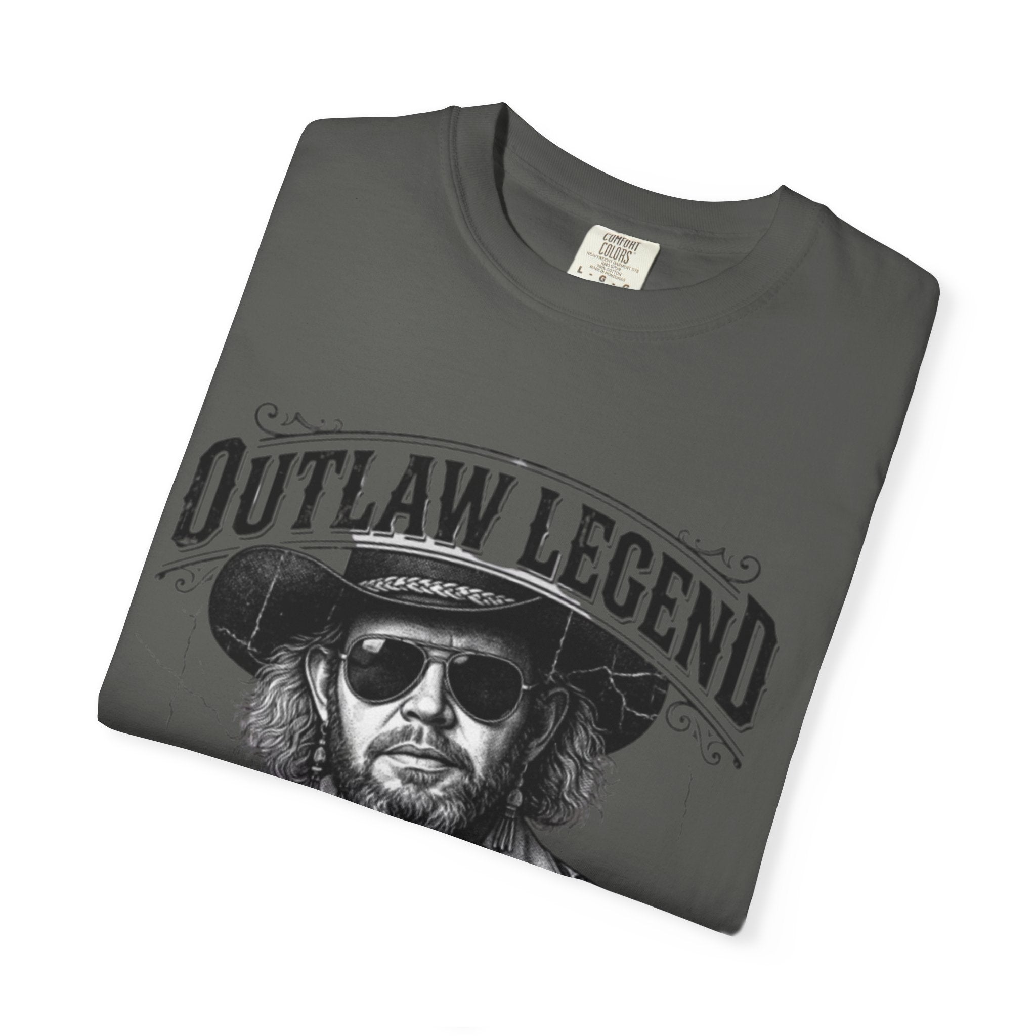 Outlaw Legend Tribute T-Shirt — David Allan Coe Memorial Graphic Tee