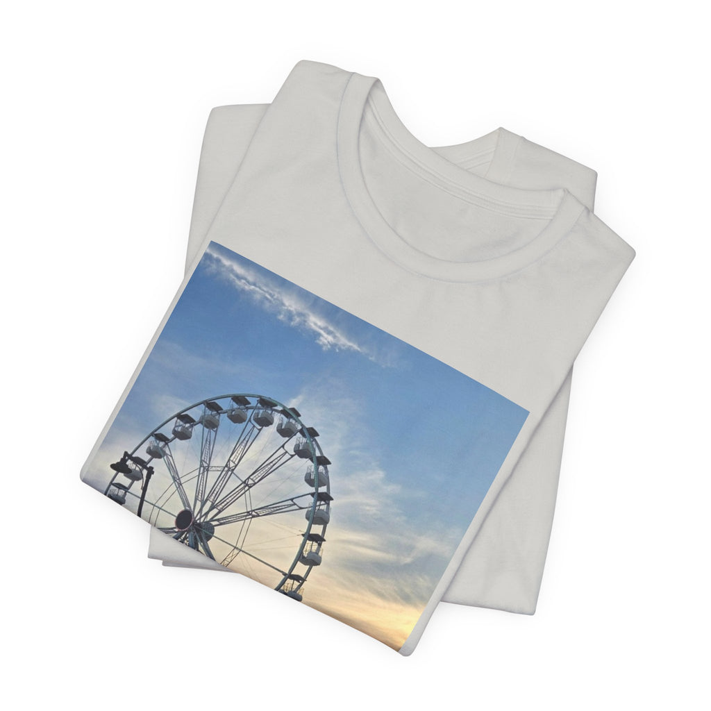 Ferris Wheel Sunset T-Shirt — Carnival Photo Tee