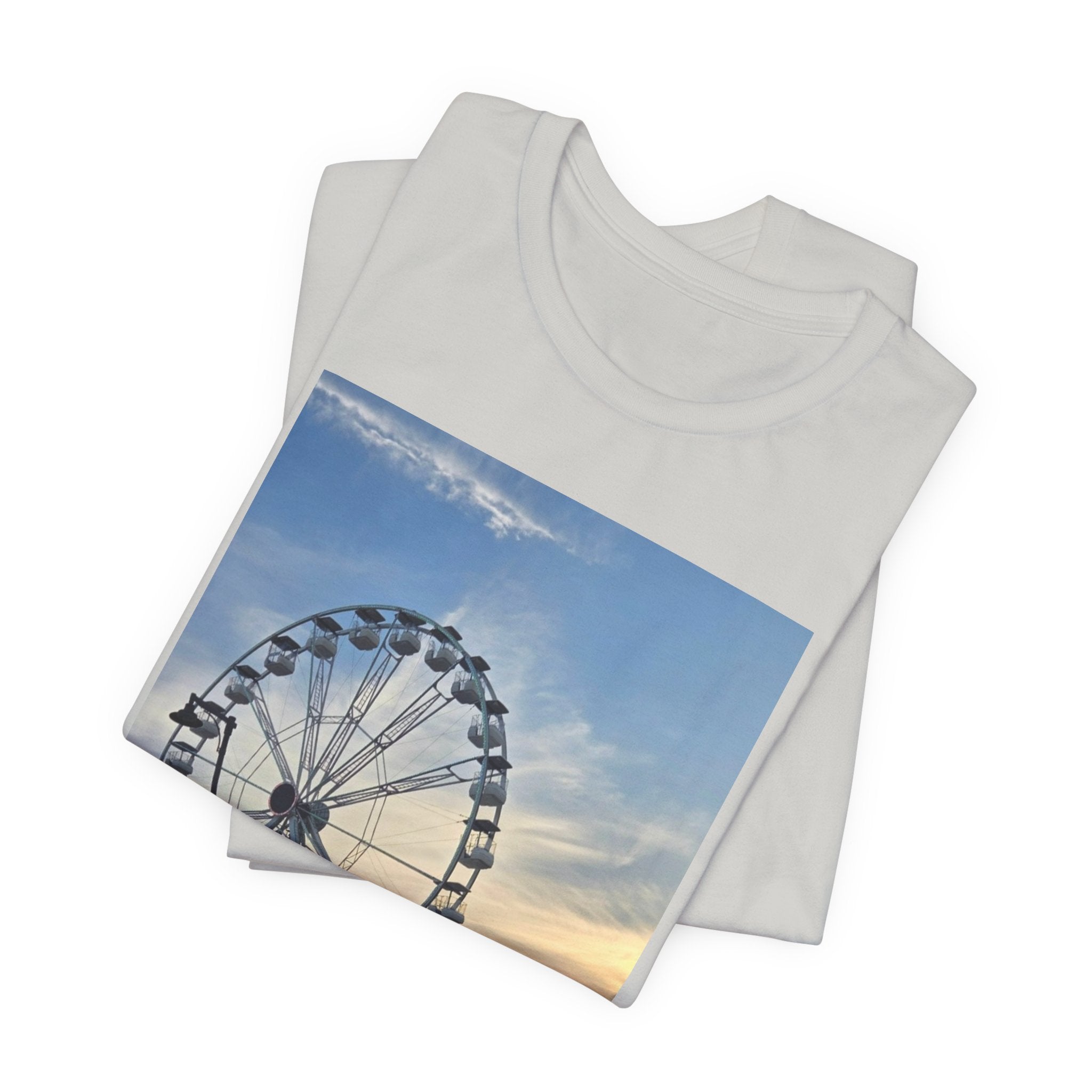 Ferris Wheel Sunset T-Shirt — Carnival Photo Tee