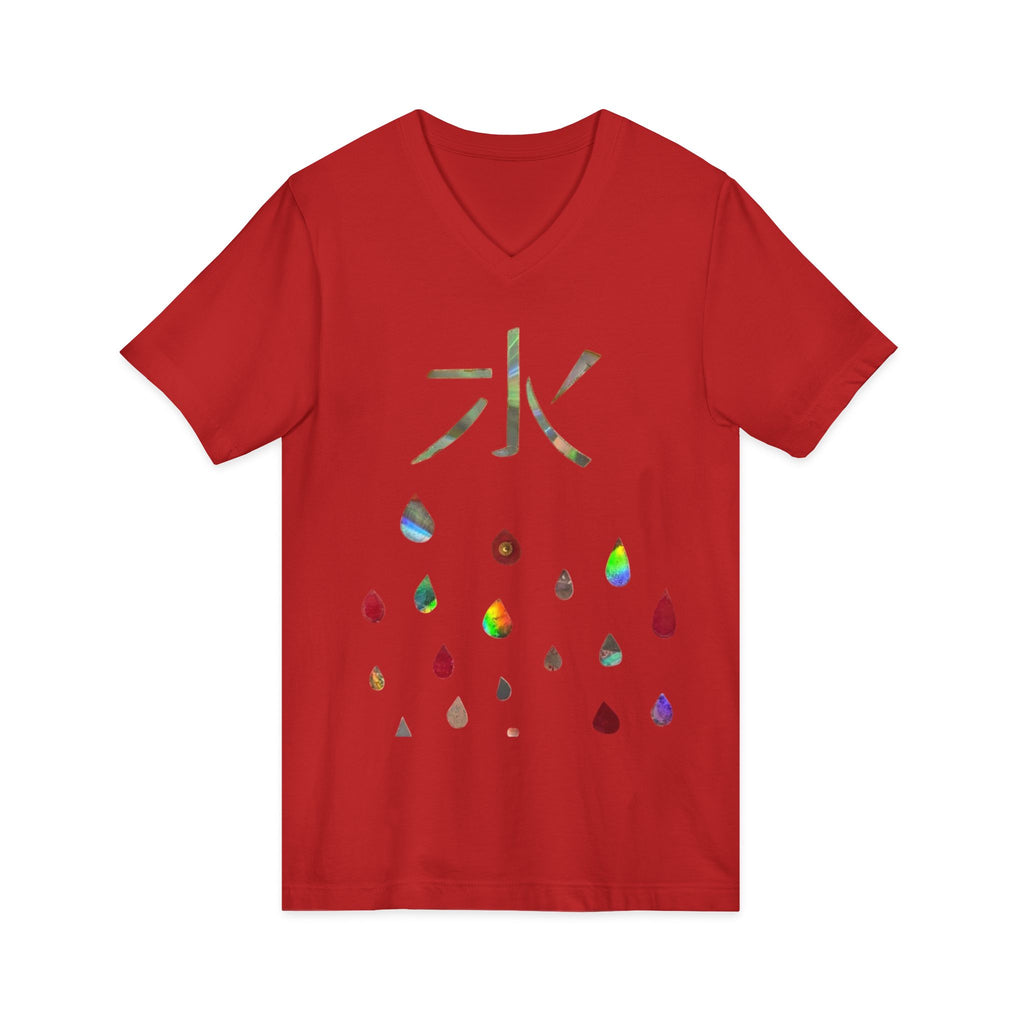 Unisex Jersey Short Sleeve V-Neck Tee