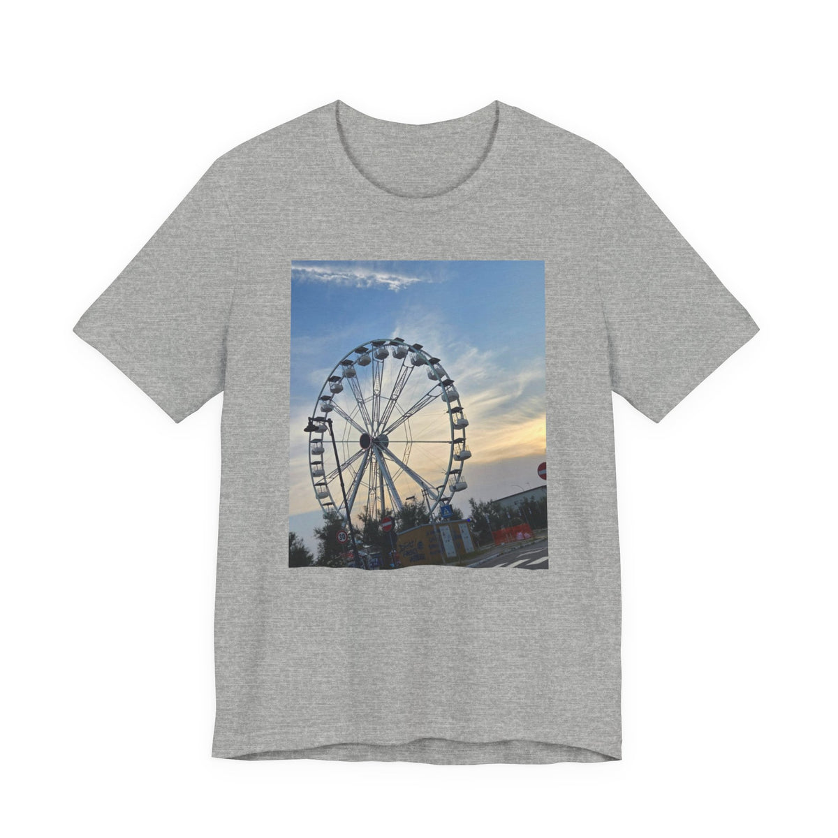 Ferris Wheel Sunset T-Shirt — Carnival Photo Tee