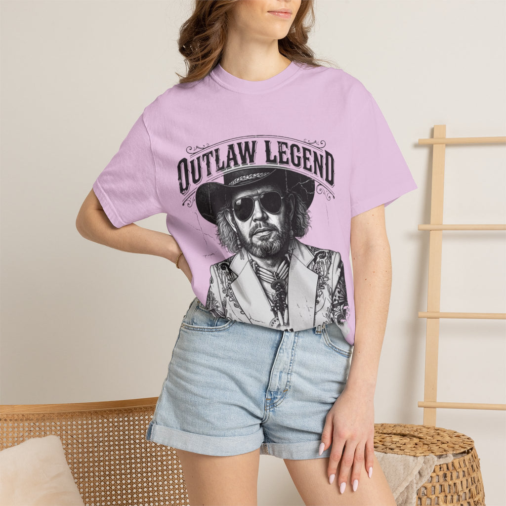 Outlaw Legend Tribute T-Shirt — David Allan Coe Memorial Graphic Tee