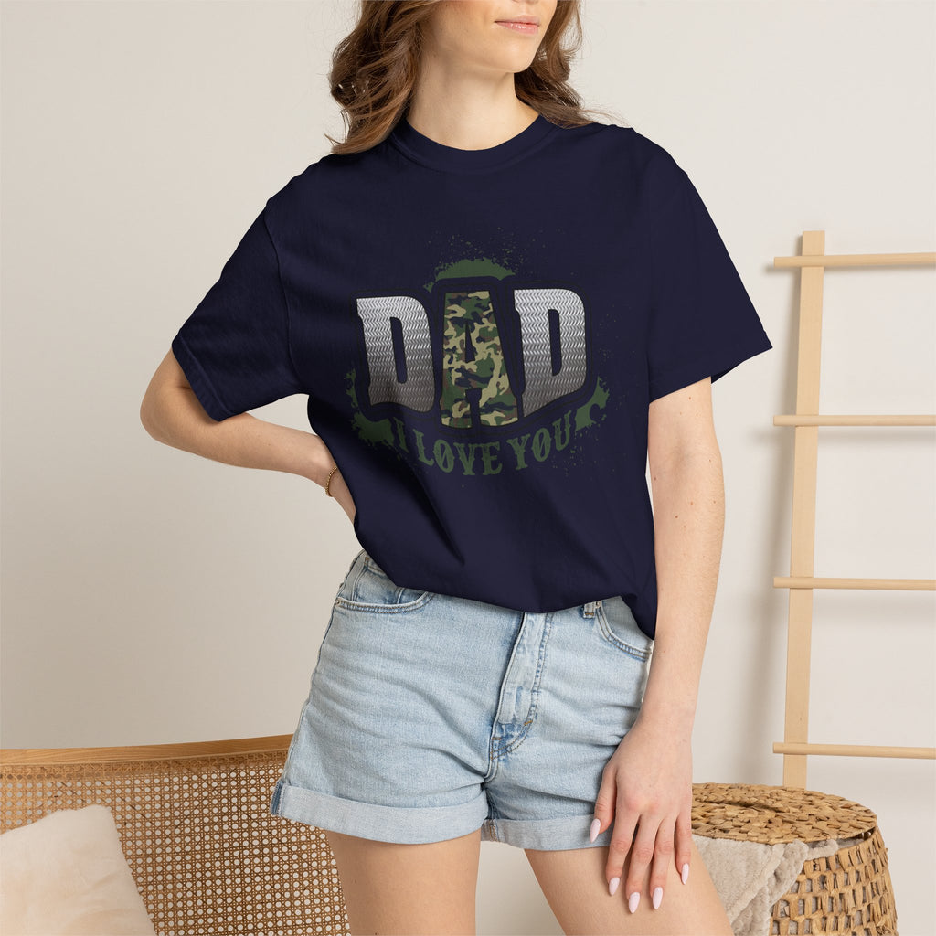 Dad I Love You Camo T-Shirt