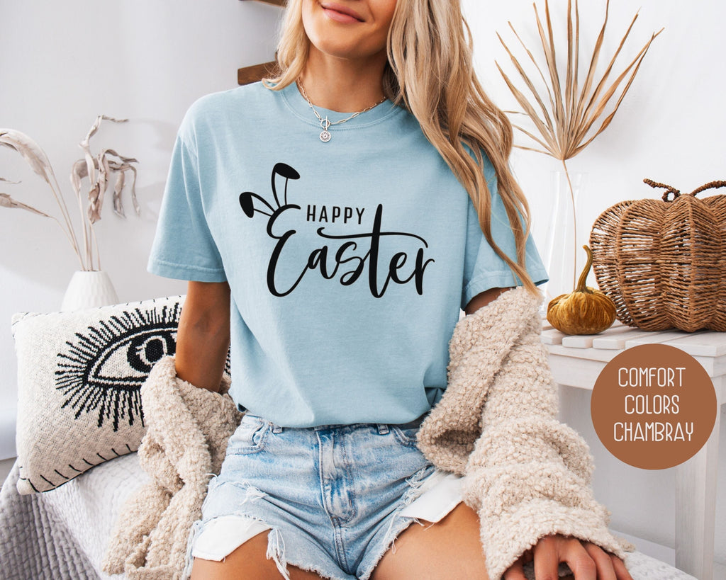 Happy Easter Bunny Comfort Colors Shirt-4