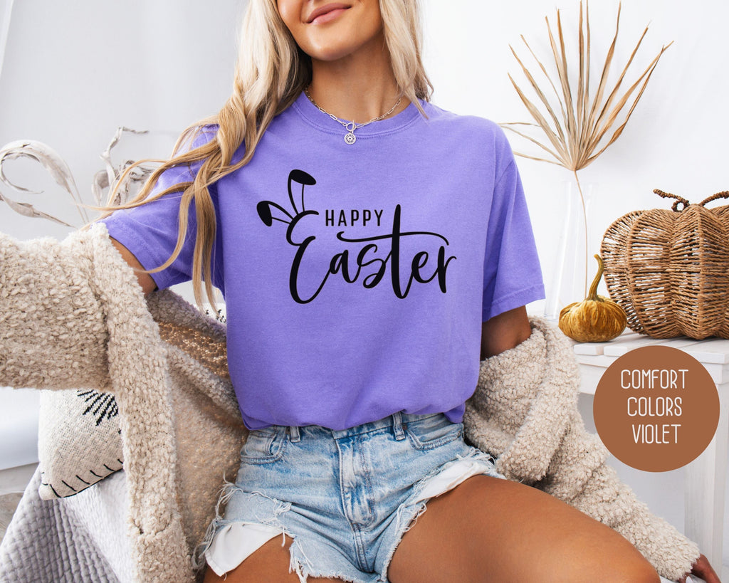 Happy Easter Bunny Comfort Colors Shirt-6