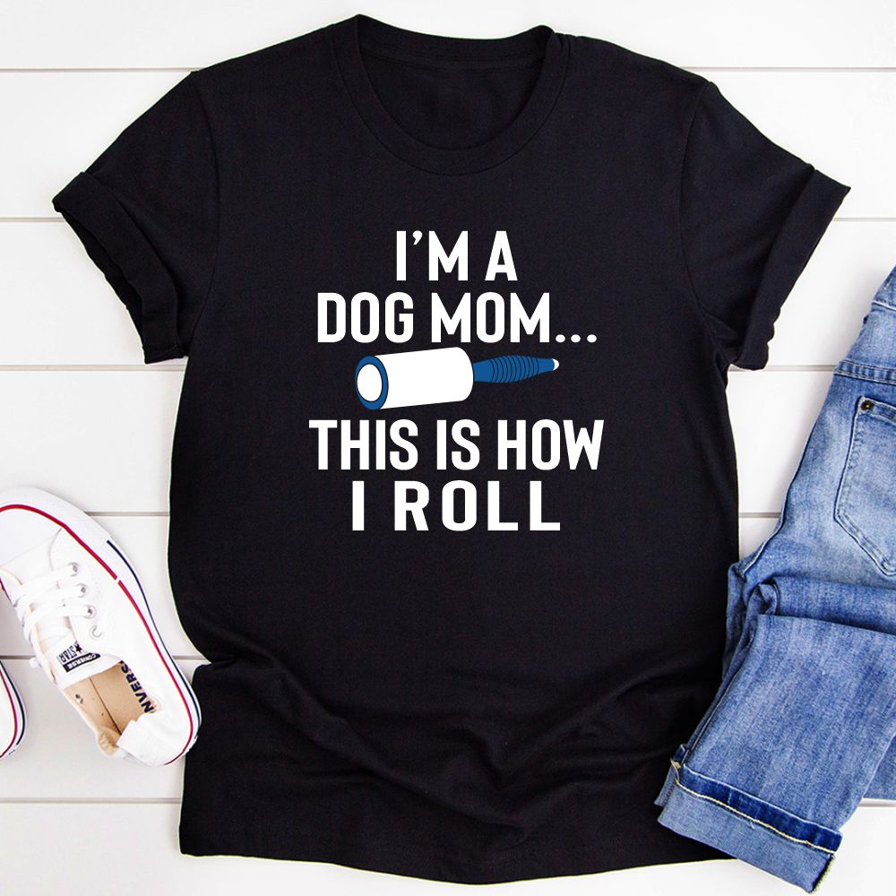 Soft Cotton Dog Mom Tee