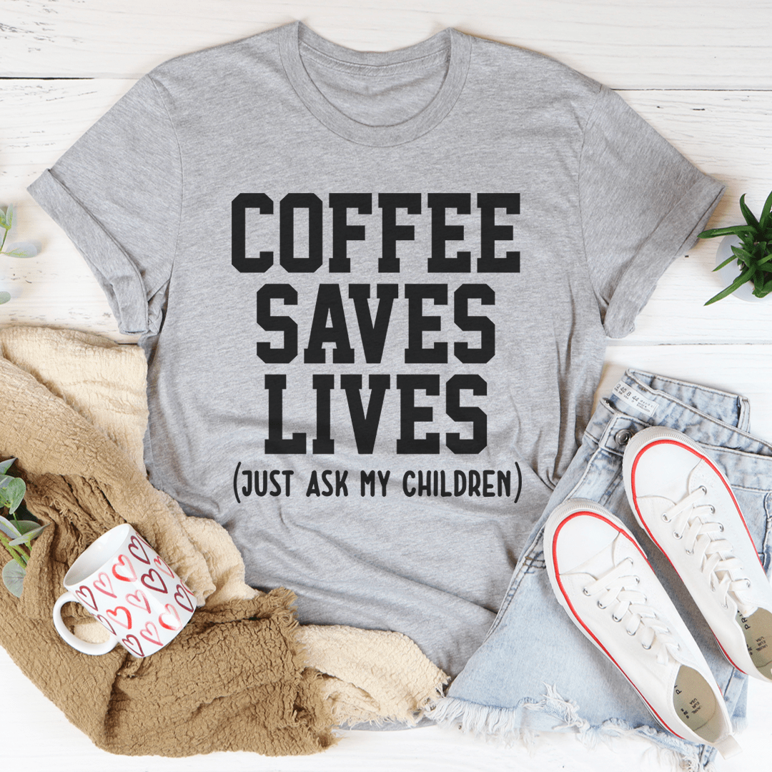 Soft Cotton Coffee Graphic Tee