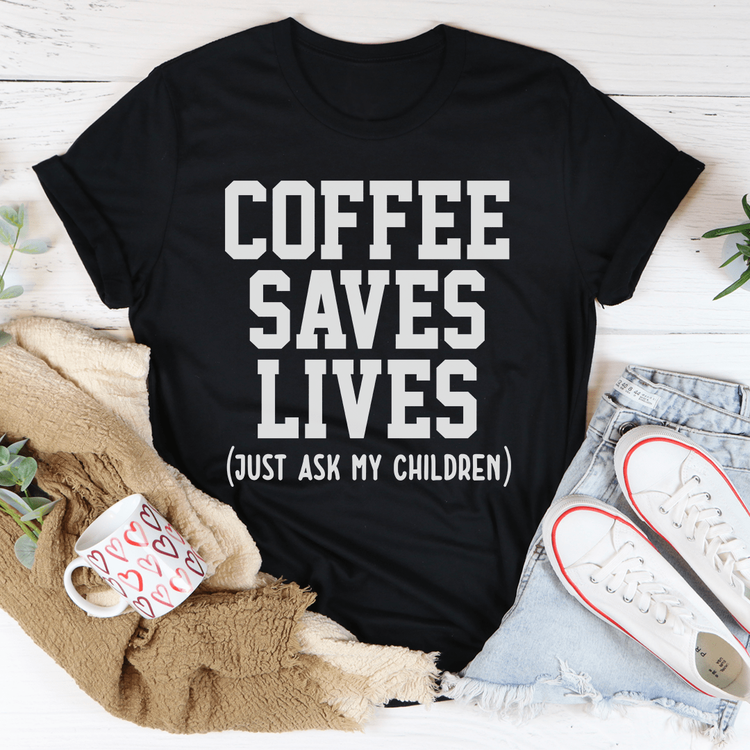 Soft Cotton Coffee Graphic Tee