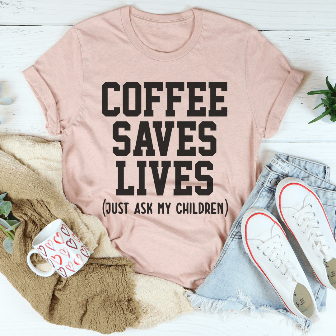 Soft Cotton Coffee Graphic Tee
