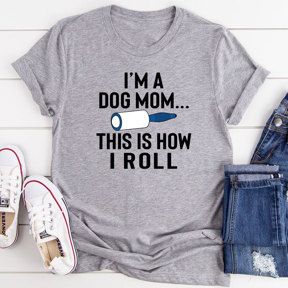 Soft Cotton Dog Mom Tee