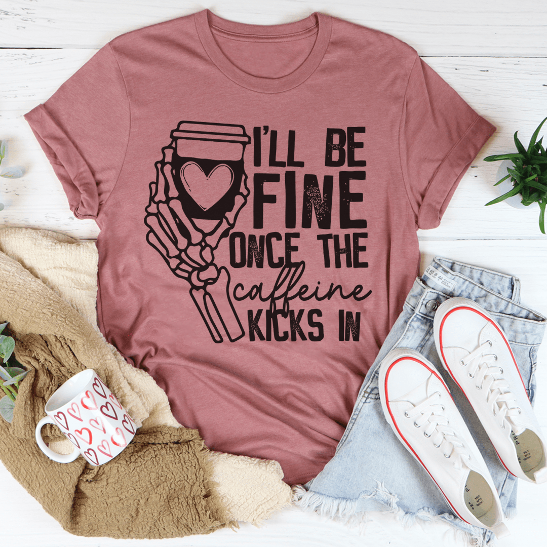 Caffeine Cotton Graphic Tee