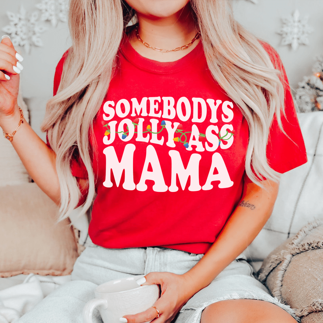 Soft Cotton Jolly Mama Tee