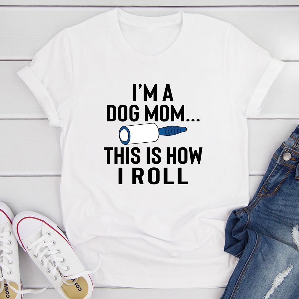 Soft Cotton Dog Mom Tee